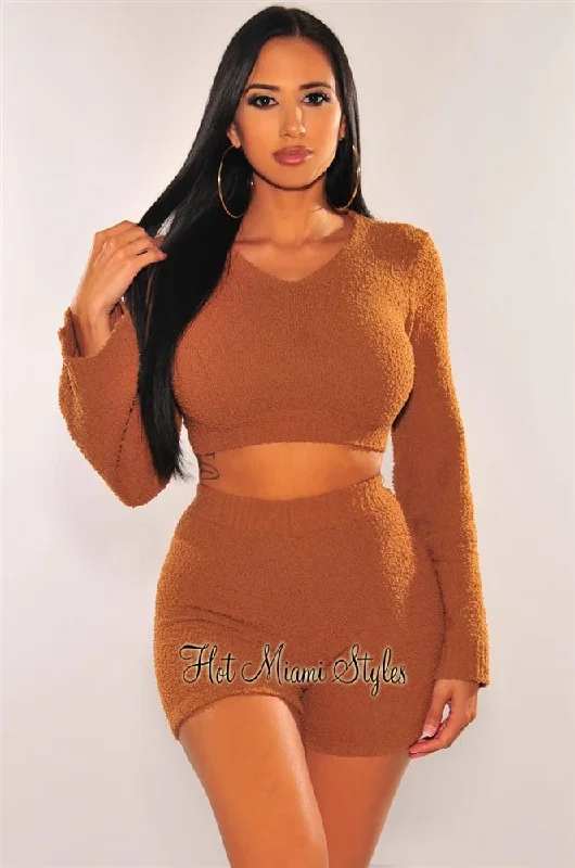 hms-lounge-toffee-fuzzy-bell-sleeves-biker-shorts-two-piece-set