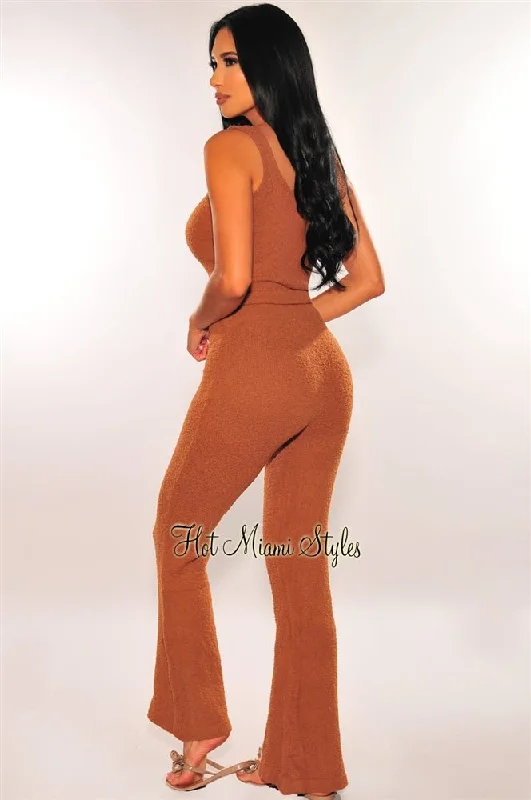 hms-lounge-toffee-fuzzy-tank-high-waist-palazzo-pants-two-piece-set