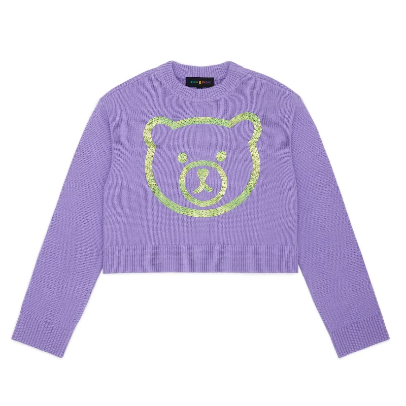 Sequin Bear Sweater