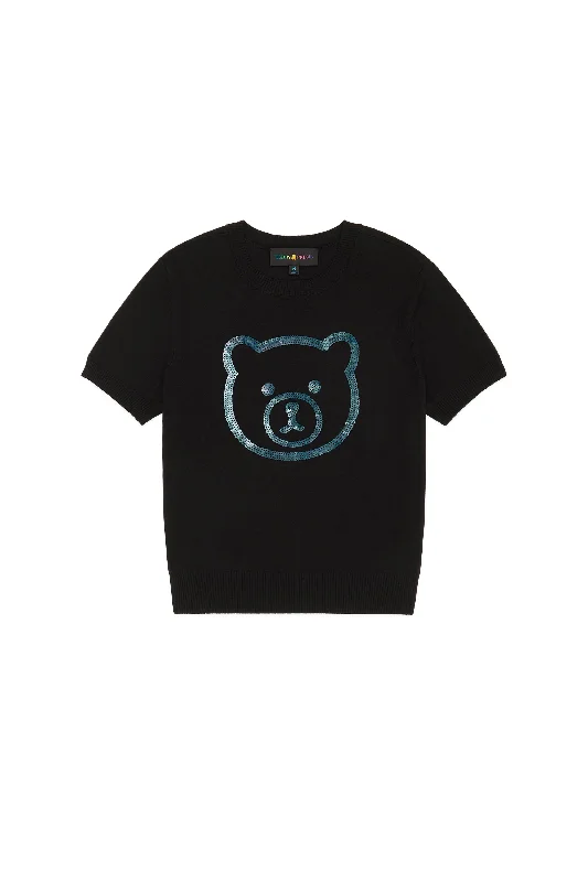 Sequin Bear Top