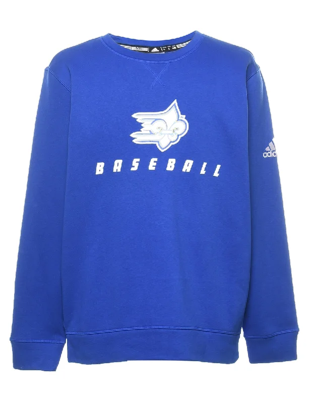 Adidas Baseball Sports Sweatshirt - L