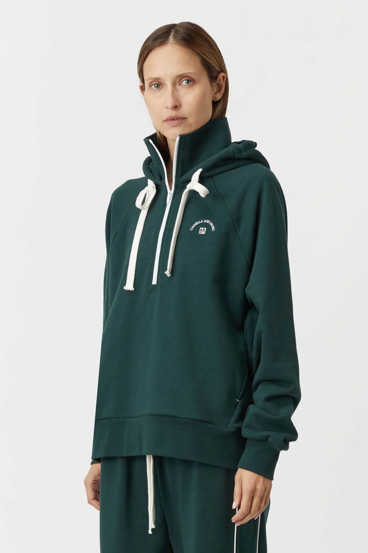 Camilla & Marc Lander Hoodie - Forest Green