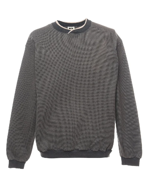 Classic Grey Plain Sweatshirt - L