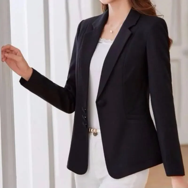 Large Size Office Lady Blazer