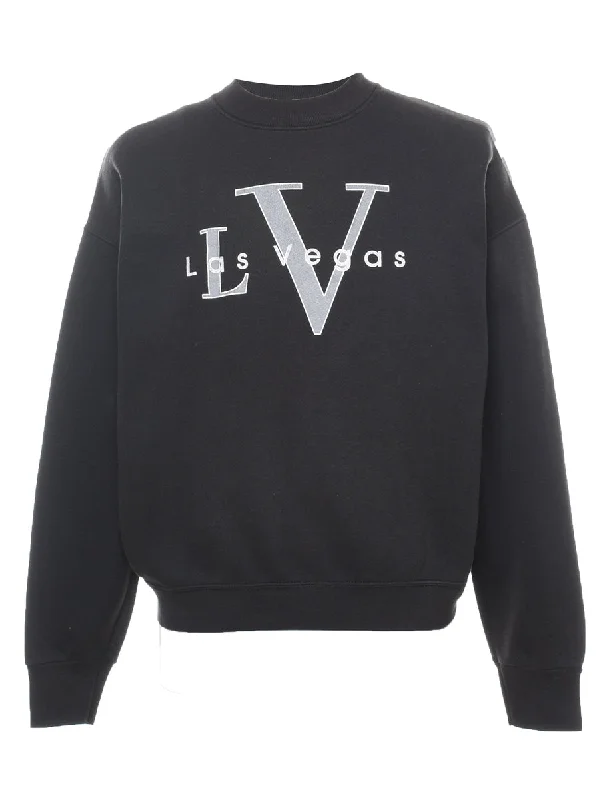 Las Vegas Black Sweatshirt - L