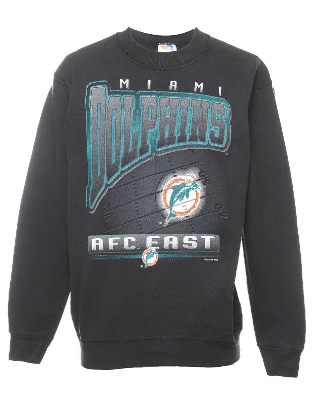 Miami Dolphins Printed Sweatshirt - M