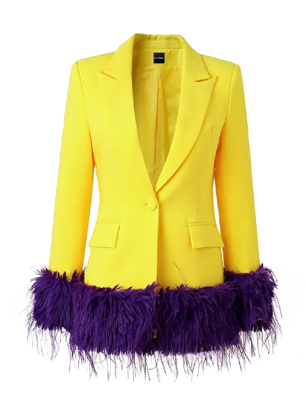 ORLA Blazer Feathers Dress