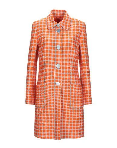 L' Autre Chose Women Overcoat Orange 8 UK