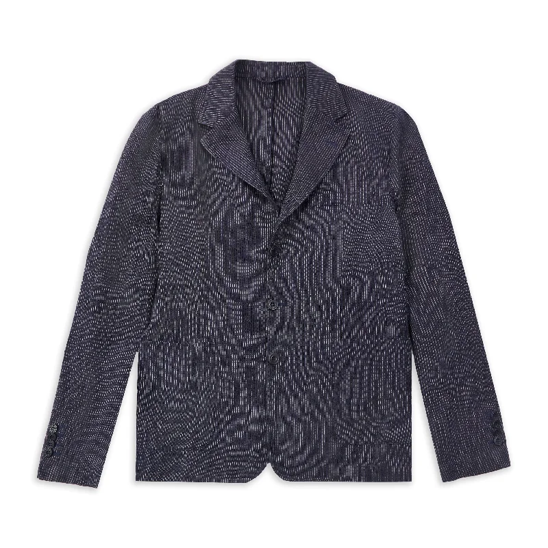 Burrows & Hare Blazer - Stripe Navy