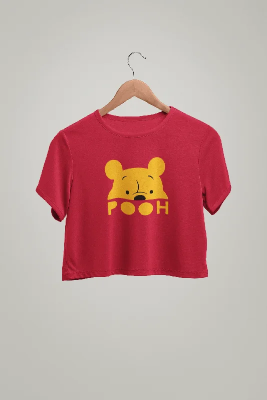 POOH :  Winnie the Pooh & Pals -HALF-SLEEVE CROP TOPS