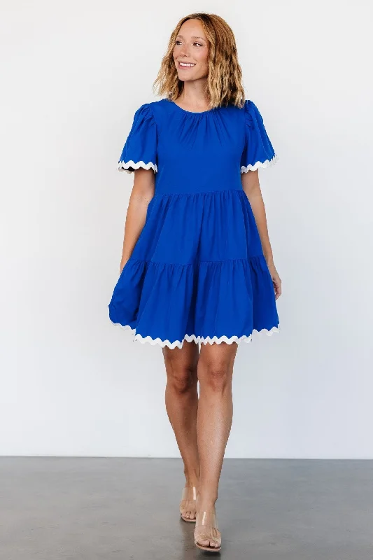 Astra Short Dress | Royal Blue