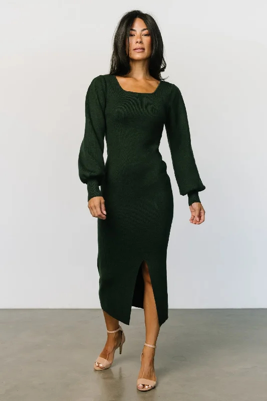 Kori Sweater Dress | Emerald