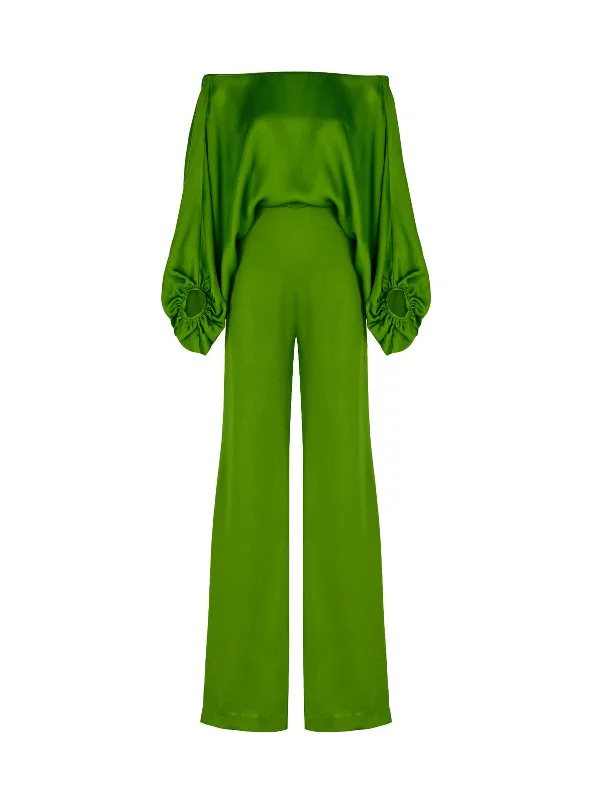 Theresa Jumpsuit - Lime