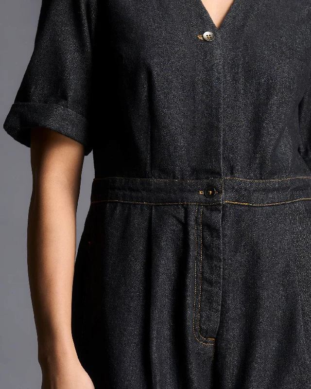 Celeste Jumpsuit - Charcoal