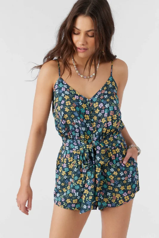 O'Neill Kasen Layla Floral Romper-Multi Clr