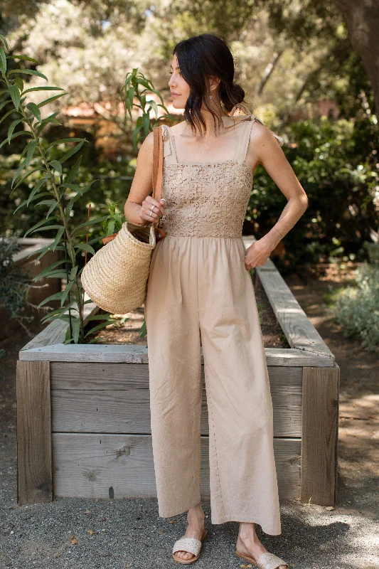 Tan / Large / Jumpsuit