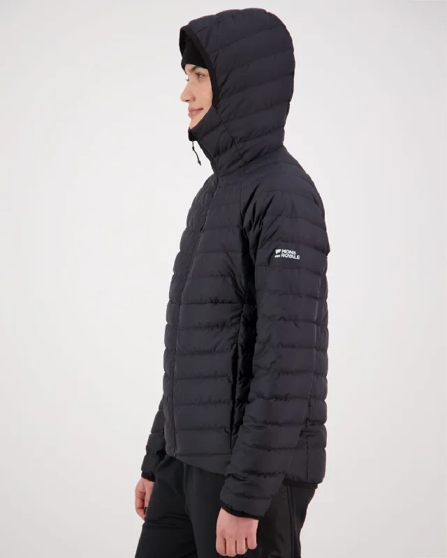 Atmos Wool x Down Insulation Hood - Black