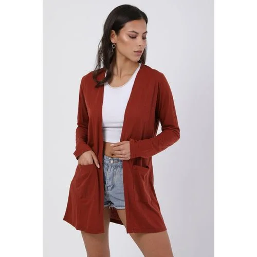 Plain Full Sleeves Cardigan - Kady