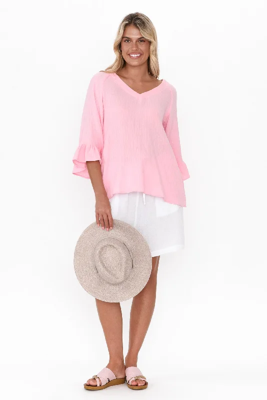 anissa-pink-cotton-frill-top