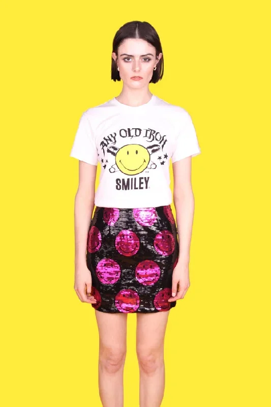 Any Old Iron X Smiley® Pink Skirt