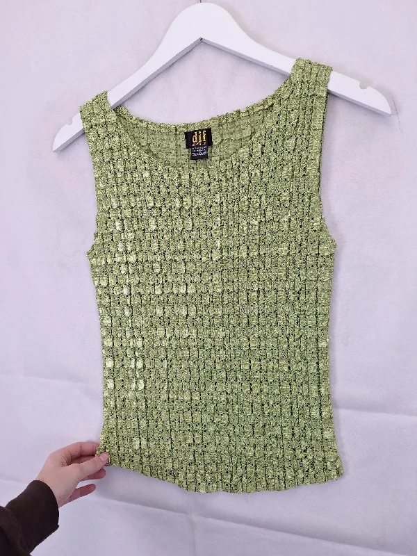 assorted-brands-textured-matcha-sheer-top-size-osfa-b017-529-gn