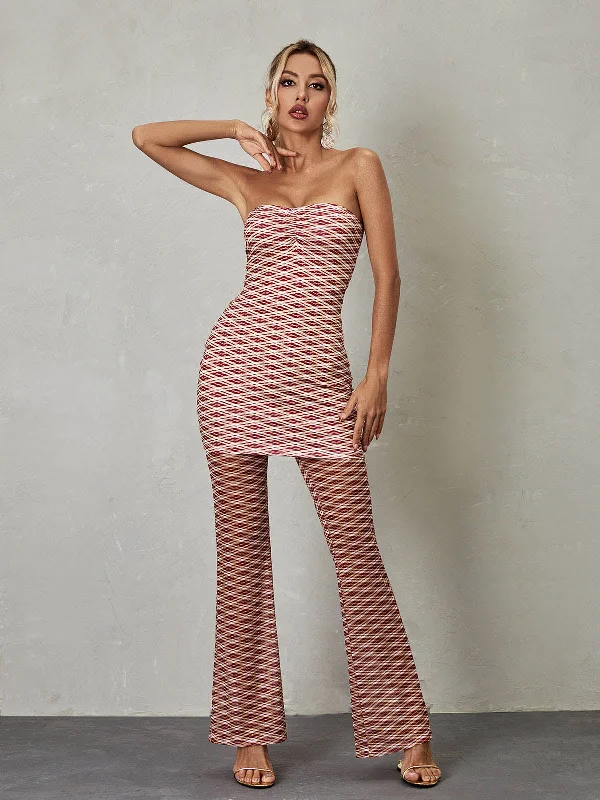 Averie Mesh Stripe Pants