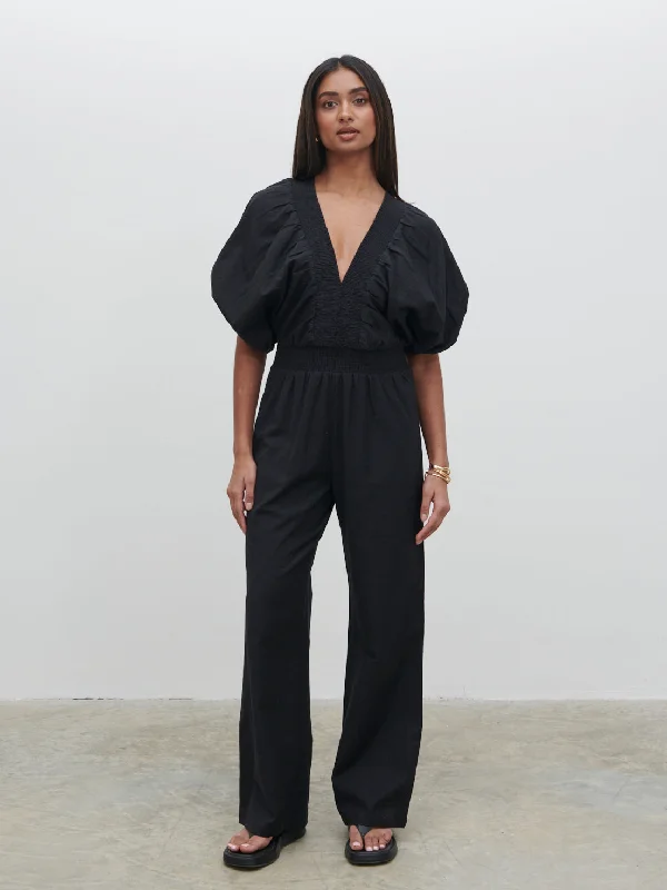 Bailey Cut Out Jumpsuit - Black