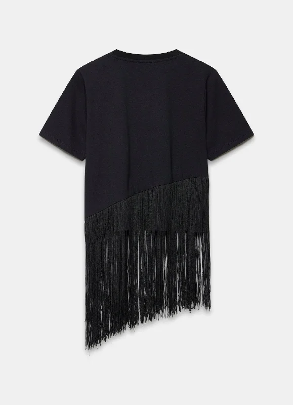 black-fringe-t-shirt