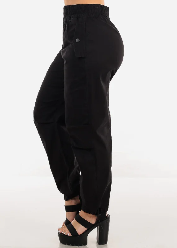 black-high-waist-knee-pleats-parachute-jogger-pants-v27386zblk