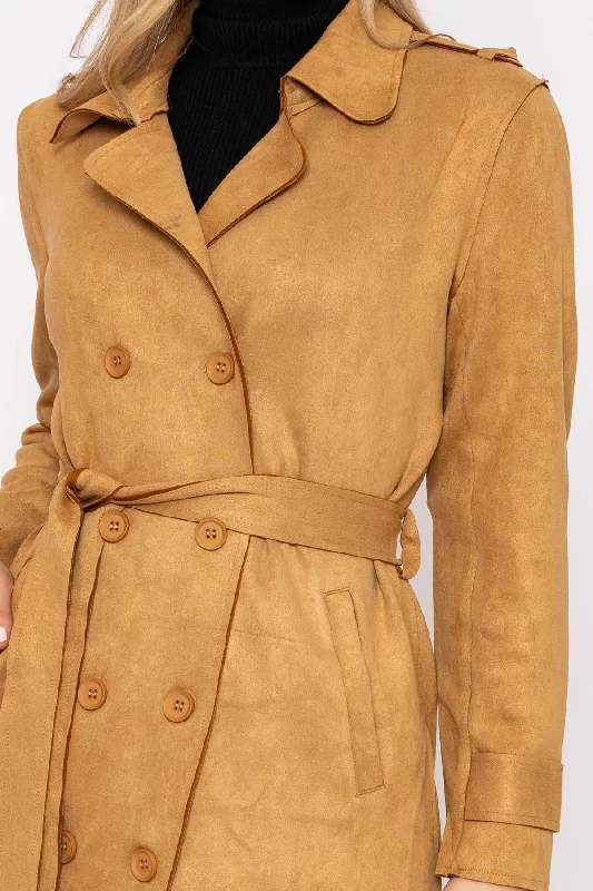 camel-faux-suede-trenchcoat