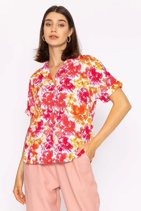 Collar Shirt in Floral Print