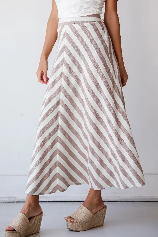 completely-endearing-taupe-striped-maxi-skirt