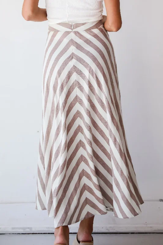 completely-endearing-taupe-striped-maxi-skirt