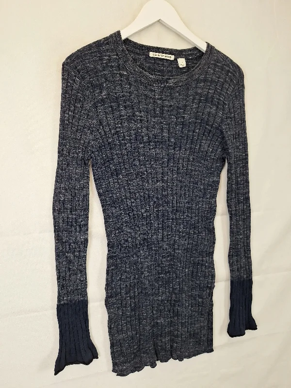 country-road-essential-ribbed-longline-jumper-size-m-b009-511-gy