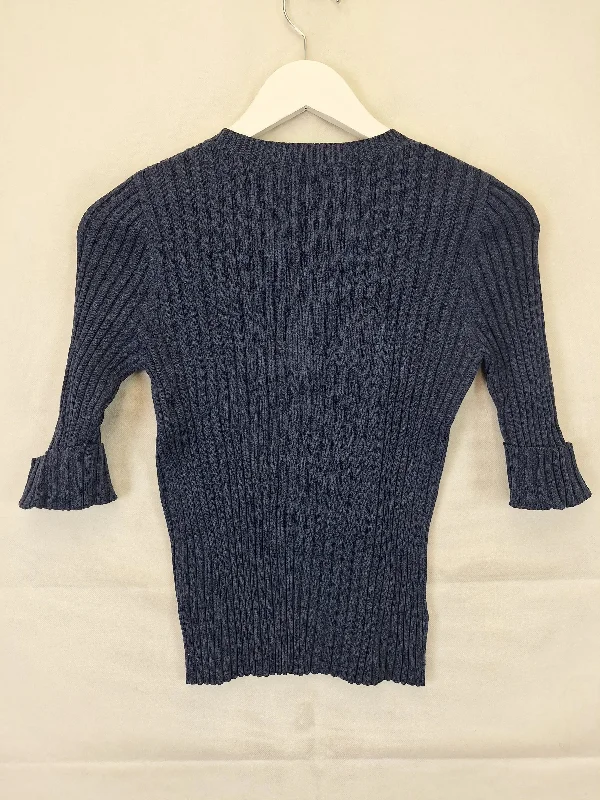 country-road-mottled-blue-ribbed-knitted-top-size-xs-b006-555-bu