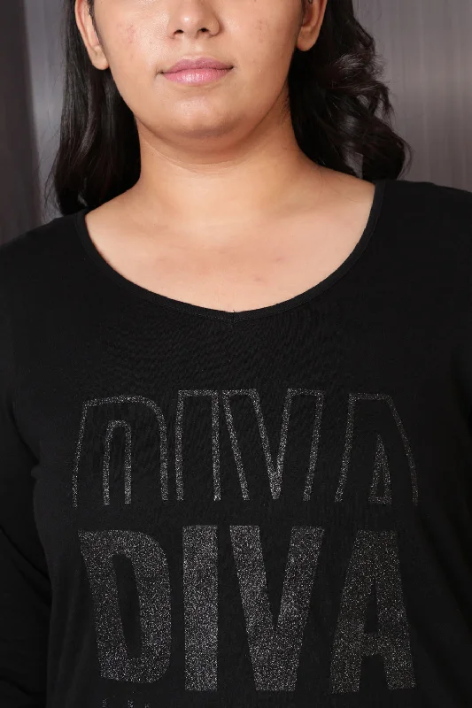 diva-black-party-tshirt