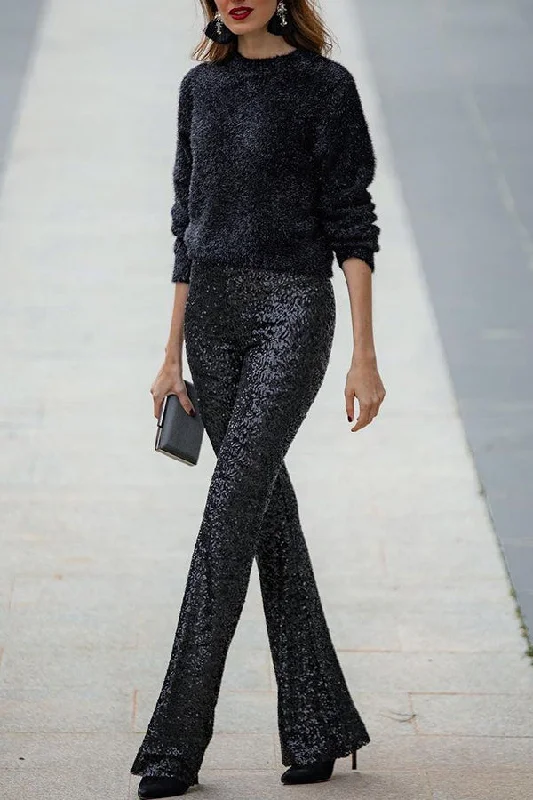 diva-sequin-high-rise-elastic-waist-flare-pants