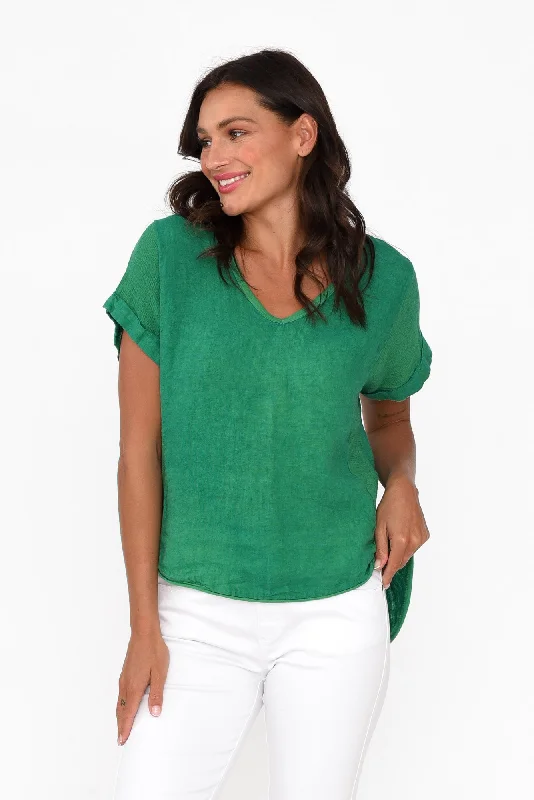 dorian-green-linen-top