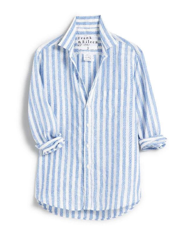 eileen-wide-white-and-blue-stripe-classic-linen