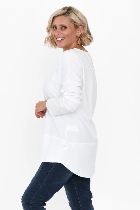 fundamental-white-cotton-rib-sleeved-top