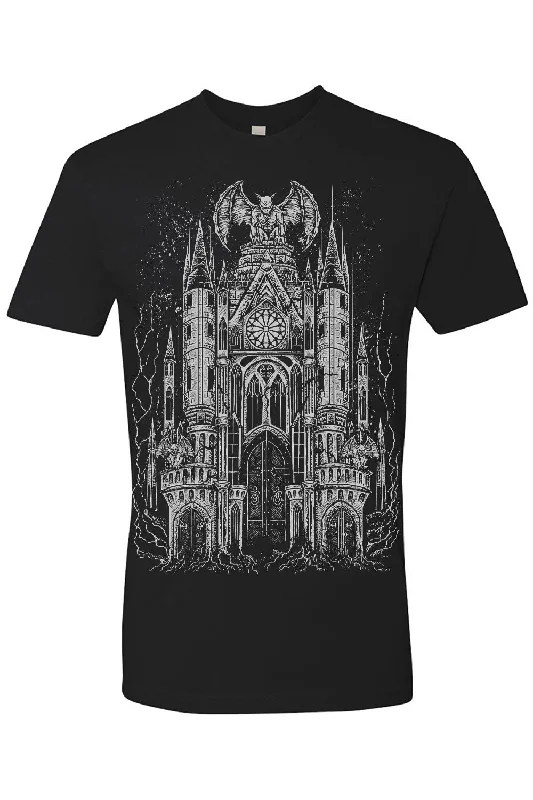 gargoyle-cathedral-t-shirt-metallic-silver