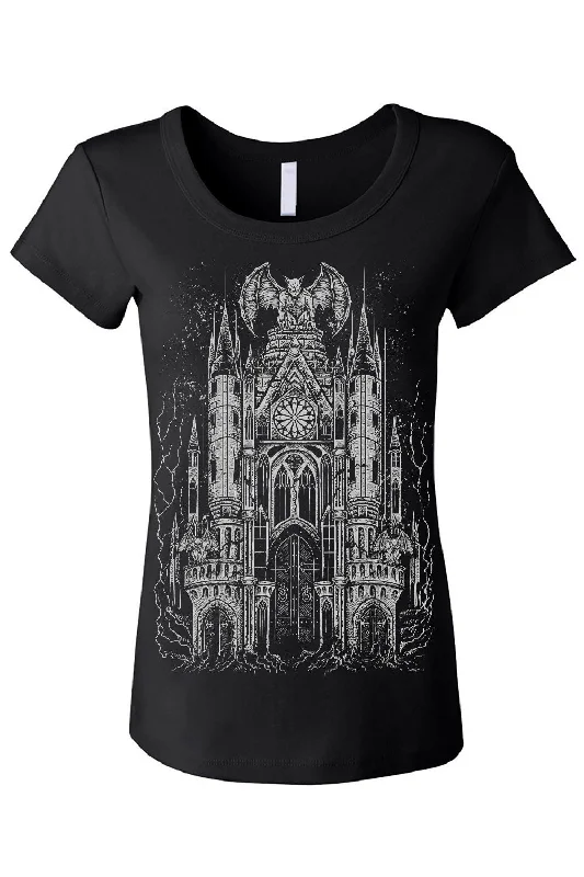 gargoyle-cathedral-t-shirt-metallic-silver