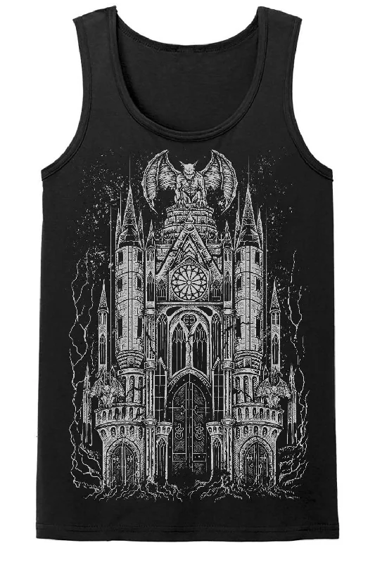 gargoyle-cathedral-t-shirt-metallic-silver