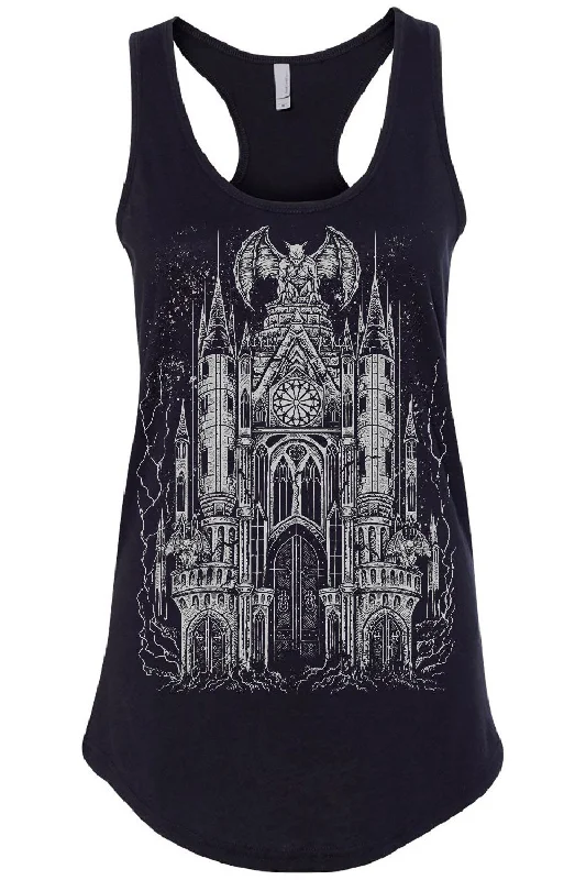 gargoyle-cathedral-t-shirt-metallic-silver