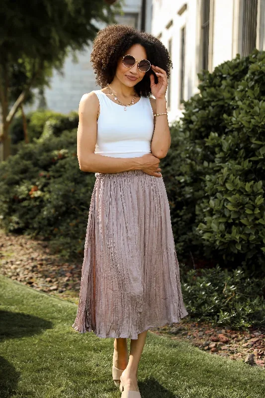 gorgeous-icon-taupe-satin-midi-skirt