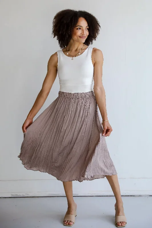 gorgeous-icon-taupe-satin-midi-skirt