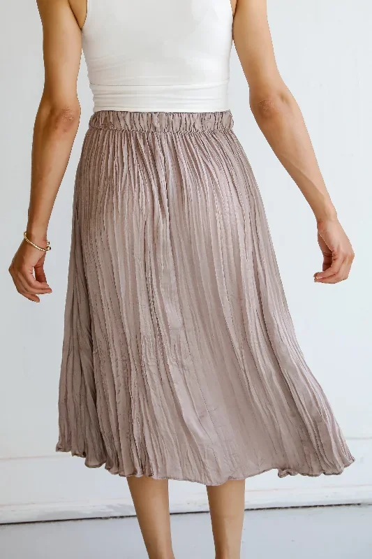 gorgeous-icon-taupe-satin-midi-skirt