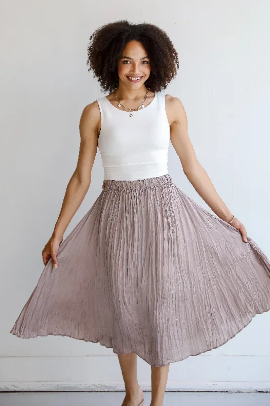 gorgeous-icon-taupe-satin-midi-skirt