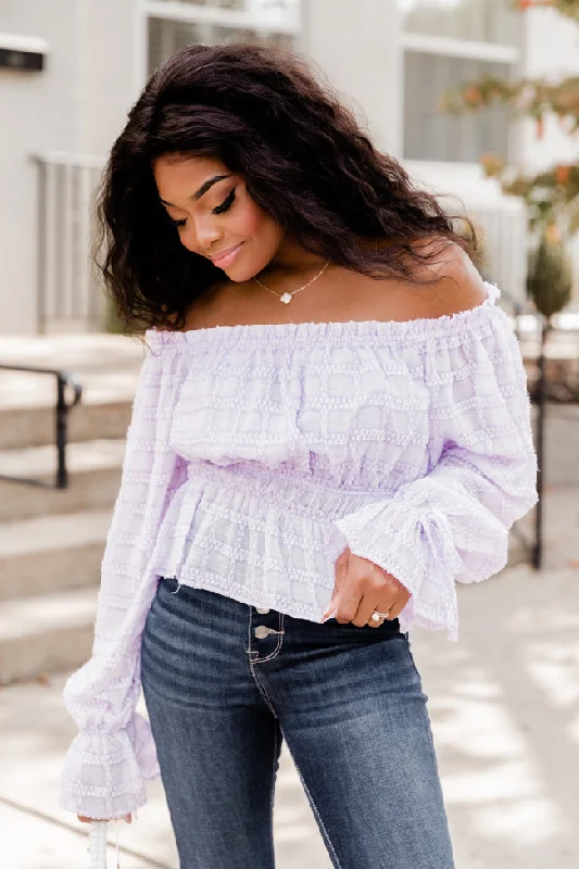 got-you-on-my-mind-purple-textured-off-the-shoulder-blouse