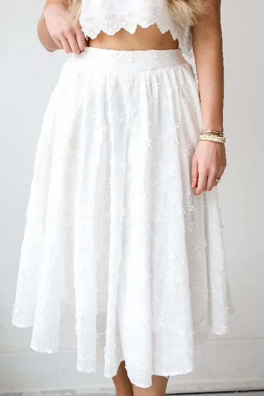 graceful-entrance-white-floral-midi-skirt